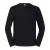 Fruit of the Loom Heren Iconic 195 Premium Ringspun Cotton T-shirt met lange mouwen (Zwart)