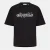Heren Off White Bloem Crew Neck Korte Mouwen T-Shirt in Zwart-Wit