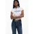 Desigual leren riem donkerbruin
