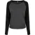 Urban Classics Dames contrast raglan t-shirt met lange mouwen