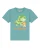 watabout.kids Shirt ‘Dinosaurier 07 Große Schwester’  turquoise / lichtgroen / lichtoranje