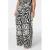 MS Mode wide leg regular waist broek zwart