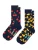 Happy Socks Sokken  nachtblauw / geel / zwart