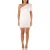 Met Witte Polyester Casual Jurk