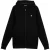 Lyle & Scott Heren Fly Fleece Full Zip Hoodie (Jet Zwart)