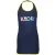 B.Nosy Girls dumbbell dress with dot aop and chest navy