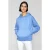 Regular sweater met capuchon en zak