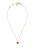 Philipp Plein Jewellery Ketting ‘Valentine’  goud / rood