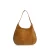 Manfield suede schoudertas cognac
