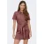 ONLY denim mini jurk rood