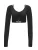 YEAZ Functioneel shirt ‘Horizon’  zwart / wit