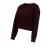 LOVE2WAIT gebreide cropped zwangerschaps trui burgundy