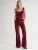 4TAILORS Broek  donkerrood