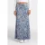 GUESS Alanis Midi Skirt Floral Paisley Blue
