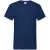 Fruit of the Loom Heren Valueweight V Neck T-shirt (Marine)