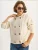 Bianco Lucci Gebreid vest  natuurwit