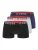GUESS Boxershorts ‘BRIAN’  blauw / lichtgrijs / zwart / wit