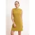 TRENDYOLMİLLA Dames Groen Effen Kort / Mini Mouwloos A-lijn Jurken