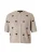 VERO MODA Gebreid vest ‘DOFFY INTARSIA’  taupe / zwart