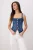 TRENDYOLMİLLA Dames Blauw Effen Mouwloos Regular fit Blouses