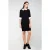 Rechte Jurk met Contrastdetails