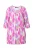 Ulla Popken Shirt  pastelblauw / olijfgroen / donkerroze / wit