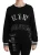 Dolce & Gabbana Vrouwen Zwarte Renaissance #DGmillennials Trui