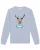 Watapparel Sweatshirt ‘ Hirsch ‘  lichtblauw / gemengde kleuren