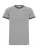 !Solid Shirt ‘Benn’  grijs / bloedrood / zwart