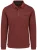 CASAMODA Longsleeve Polo Structure Brique