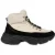 Moschino Black And White High-top Sneakers With Fur Beige