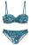 Bruno Banani Bikini  blauw / wit