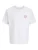 JACK & JONES Shirt  rood / wit