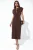 Slim Fit Midi-jurk met Accessoire Detail