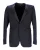 Burberry Smoking Jacket in Navy Blauw Virgin Wol