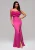 Ombre Avondjurk  fuchsia
