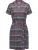 Ragwear Blousejurk  blauw / marine / grijs / lila