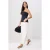 TRENDYOLMİLLA Dames Ecru Bloemen Barrel Hoge taille Jeans