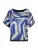 MADELEINE Blouse  blauw / marine / kaki / pastelgroen
