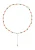 usha FESTIVAL Ketting  goud / donkergroen / rood