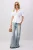 TRENDYOLMİLLA Dames Wit Effen Driekwart mouw Getailleerd Overhemden
