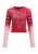 Ed Hardy Shirt  rosa / rood / wit