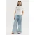 CKS wide leg high waist broek light blue denim