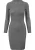 Urban Classics Rib Dames Mini-jurk – houtskool – XL