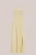 WE Fashion – Dames jersey strapless maxi jurk met plooidetail – Lichtgeel – Viscose –