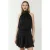 Gestructureerde Turtleneck Mini Jurk