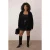 Trendyol Curve Dames Zwart Effen Lang Regular fit Grote maten Vesten