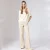 Corel Amsterdam Corel broek boa flare jacquard lurex-camel