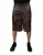 Geverfde Print Koordshorts