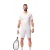 Lacoste Herenpolo met Novak Djokovic op de tennisbaan (Wit)
